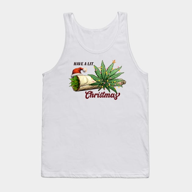 Have a Lit Christmas Tank Top by MZeeDesigns